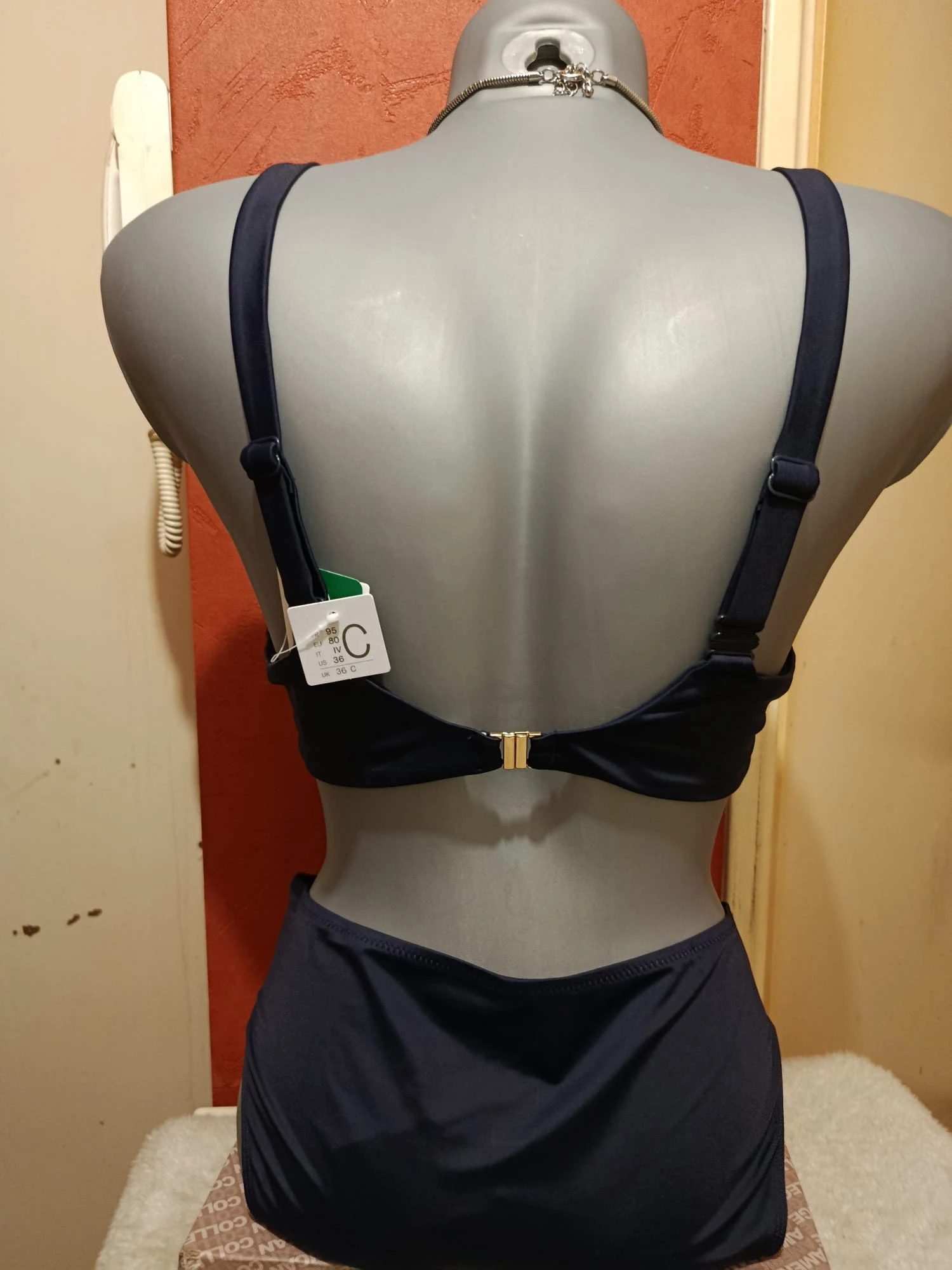 Chic navy blue femilet swimsuit by Chantelle 42 – photo 5